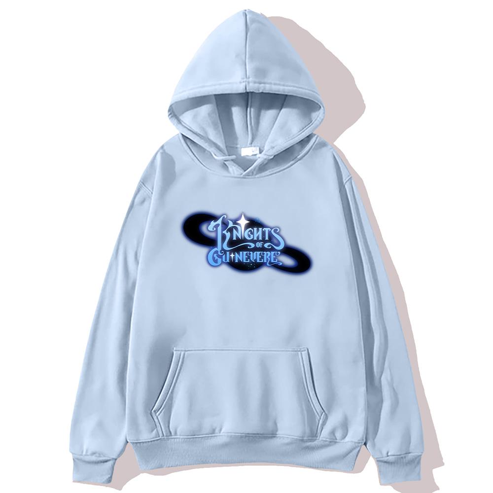 Casual Hoodies Knights of Guinevere Thriller Cartoon Print Clothes Long Sleeve Loose Women Men Outerwear Coat Top Streetwear Y2K