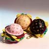 New Mini Hamburger Gift Box Versatile Platinum Key Bag Earphone Bag Box Pendant Jewelry Bag