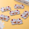 Fortune Cat Blessing Cartoon Magnetic Acrylic Epoxy Refrigerator Sticker