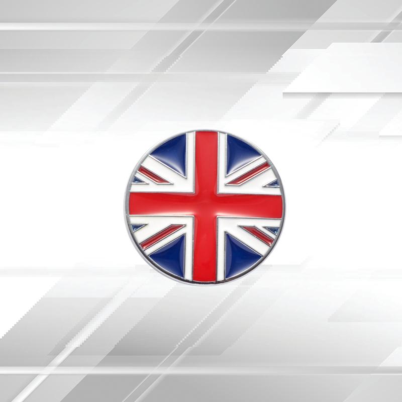Car Badges England British Flag Trunk Emblem Metal Stickers Body Decals Union Jack Flag Decor