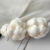 Silicone Moulds Peony Flower Molds Ornament Molds Epoxy Resin Molds Plasters Molds for Candle Making X3UC