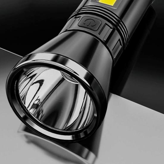 Buy LED Flashlight Super Bright Compact Long Endurance Practical Impact Resistant Flashlights