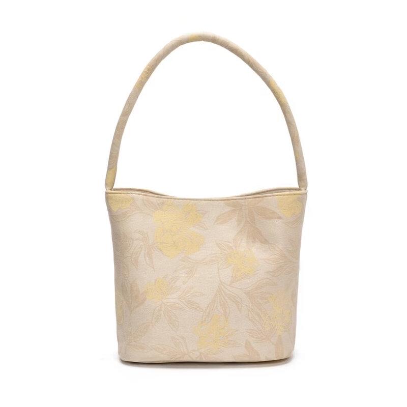 OGAR New Chinese Style Bucket Shoulder Bag Handbag