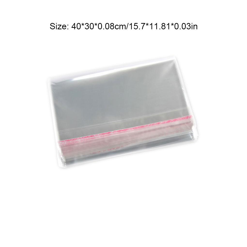 Pack of 100 Packaging Bag OPP Multipurpose Self-adhesive Dessert Packing Purse Widely Use Household Accessories Package Bags
