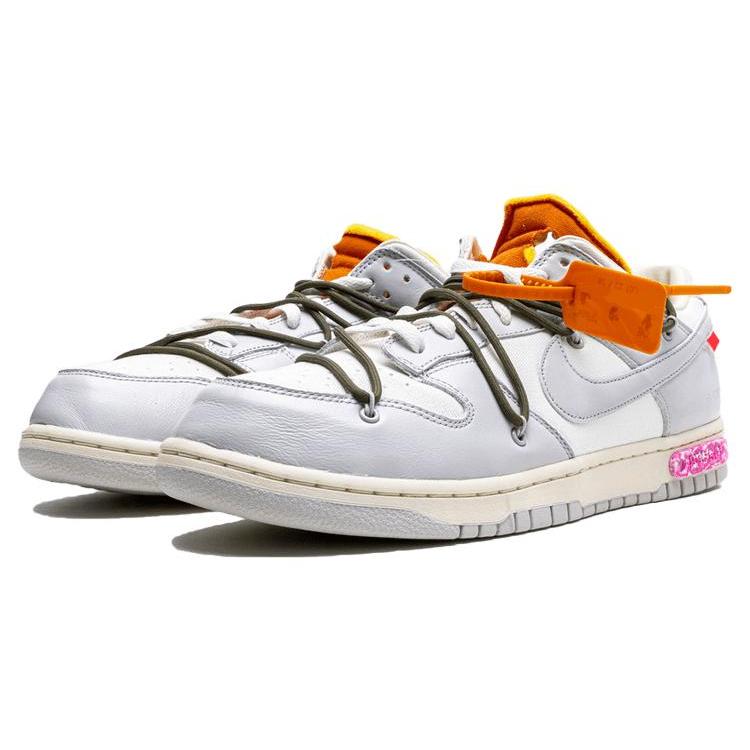 New Nike Dunk Low Off White Lot 22 DM1602-124