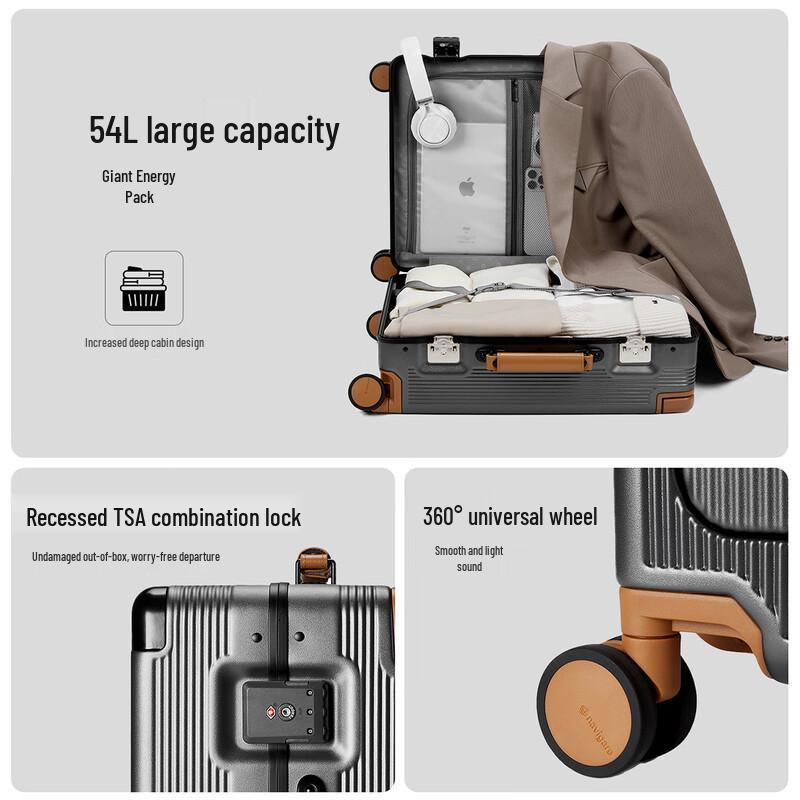 Navigare 20-inch Hardside Carry-on Spinner Luggage