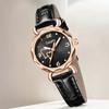 Digital Disc Love Women's Watch Niche Light Luxury Belt Quartz Watch High-end Watch Set Does Not Fade