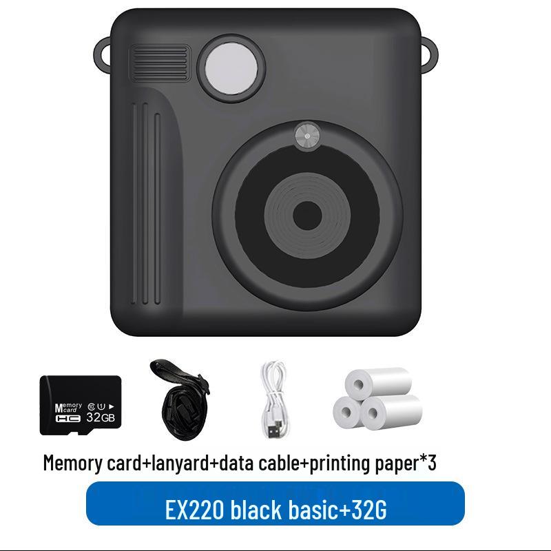 Dual Lens Kids' Instant Camera - Handheld SLR Toy for Outdoor Photography