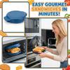 Circular Microwave Oven Sandwich Baking Tray Can Be Placed In The Oven Sandwich Maker Bread Maker