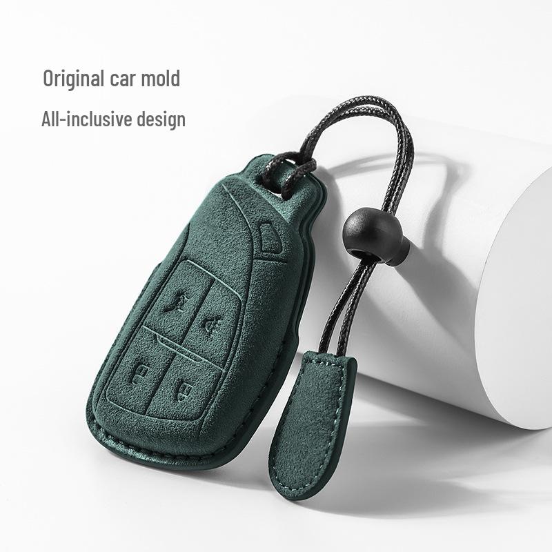 Buick Envision 2023 Suede Key Case for Men & Women - High-End Bag Shell with Buckle
