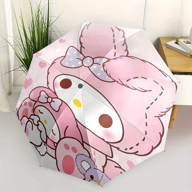 

Rabbit My Melody Automatic Opening and Closing Folding - A Good Choice for Gifts, Fashionable and Convenient Umbrella With Cute Cartoon Characters, Du