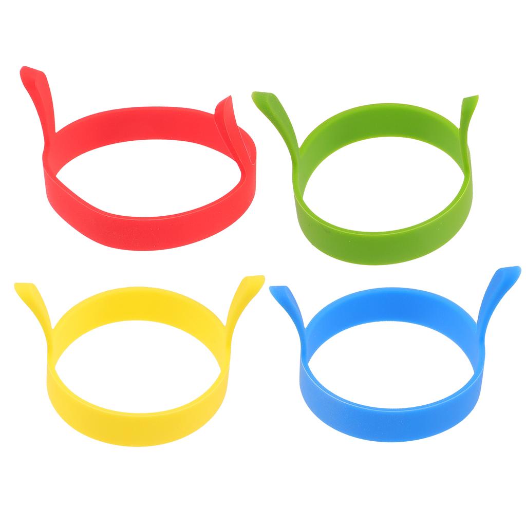 8 Pcs Kitchen Accessories for Eggs Practical Omelette Rings Household Round Molds Convenient Utensils Pancake Silicone