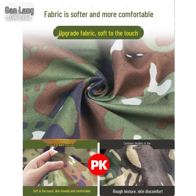 Kids' Camouflage Outdoor Training Uniform Set