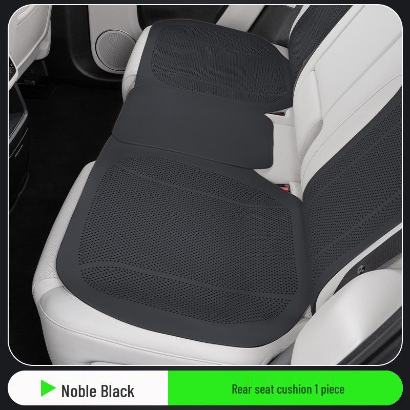 Universal Perforated Breathable Car Seat Cushion for Five-Seat Vehicles - Year-Round Ventilation