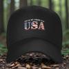 USA Pride Flag Baseball Cap Polyester Casual Outdoor Adjustable Unisex Hat