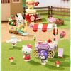 Melody Kuromi Pochacco Cinnamoroll Pom Pom Purin Cartoon Anime Figure Model Building Block Toys Children Gift