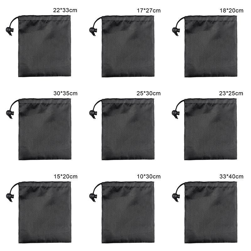 Nylon Storage Bags Drawstring Packaging Bag Sturdy Dustproof Dust Cover Flexible Rope Handle Organization Bag