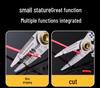 New Electrician's Multifunctional Wire Stripper and Cutter with Looping and Separating Pliers