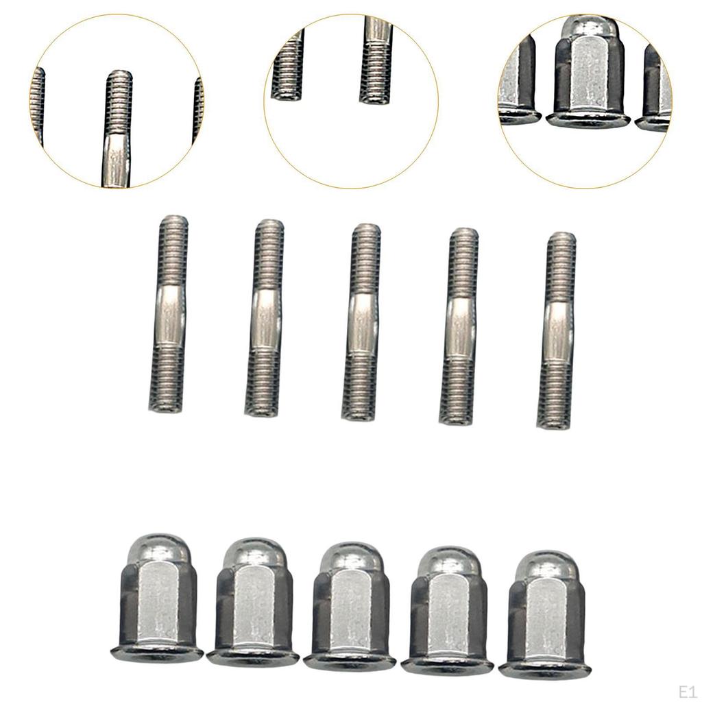 Motorcycle Exhaust Stud Bolt Nut Set Professional Easy To Install