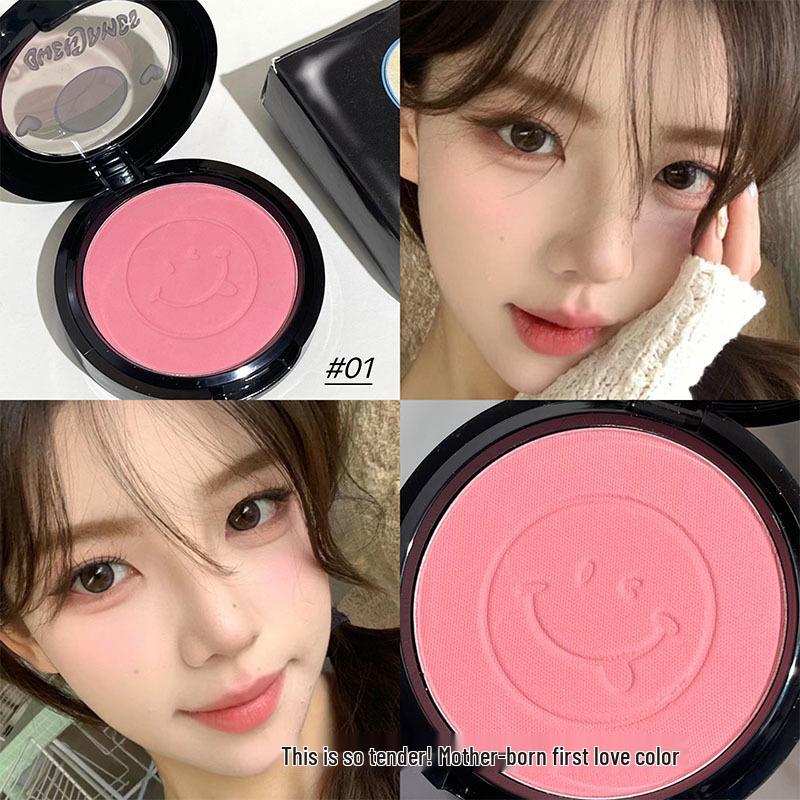 

Owen James Smiley Face Low Saturation Tender Girl Matte Contouring Blush Powder