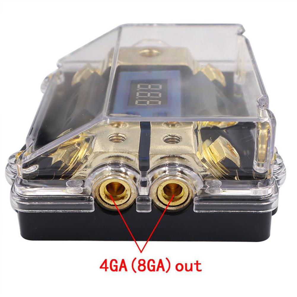 1-Wege-Eingang, 2-Wege-Ausgang, Auto-Audio-Sicherungskasten mit 24 V 100 A ANL-Sicherung, Stromverteilungsblock, Auto-Stereo-Sicherungshalter für LKW-Fahrzeuge