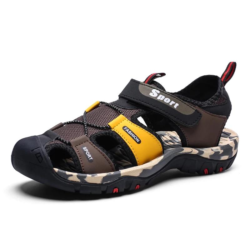 

Brand Men Sandals Soft Casual Roman Shoes Outdoor Breathable Mens Sandals Summer Comfortable Light Sandalias Hombre Plus Size 45 45