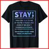 Suicide Prevention - Stay Your Life Matters Semicolon Black Cotton T-Shirt Unisex T-Shirt