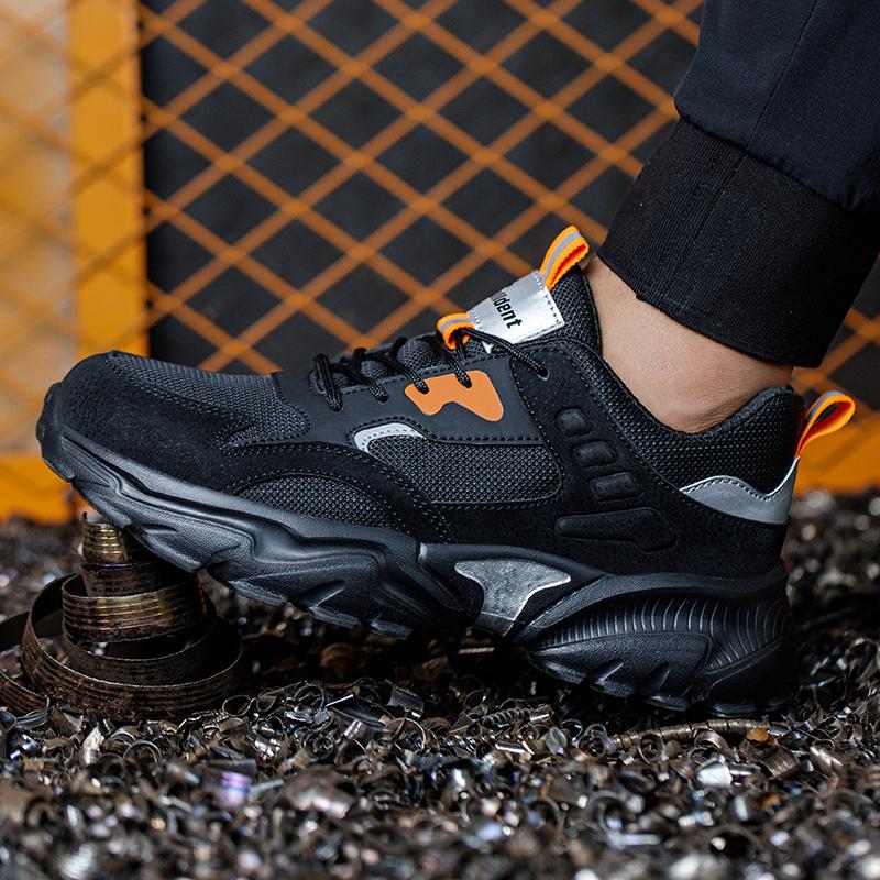 Bezpečnostní obuv pracovní obuv ocelová špička pánská pracovní obuv chránící proti propíchnutí nezničitelná bezpečnostní lehká