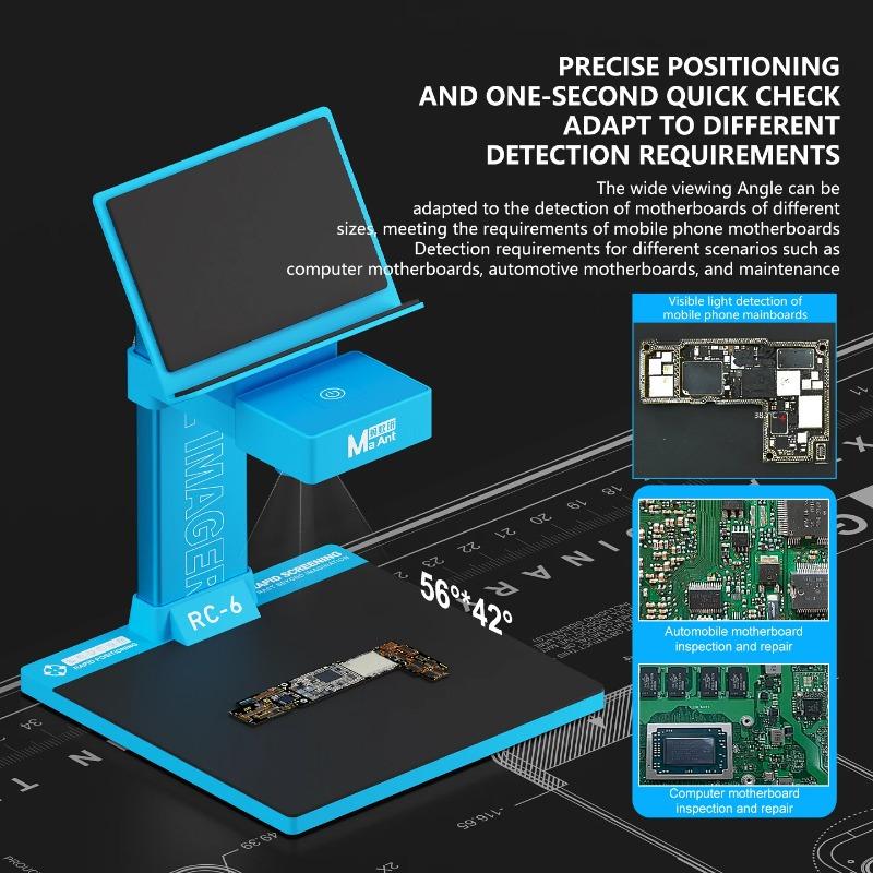 MaAnt RC-6 Dual-light Thermal Imaging Analyzer 256x192 for PCB Circuit Board Leakage Short Inspect Computer Phone Repair Tools