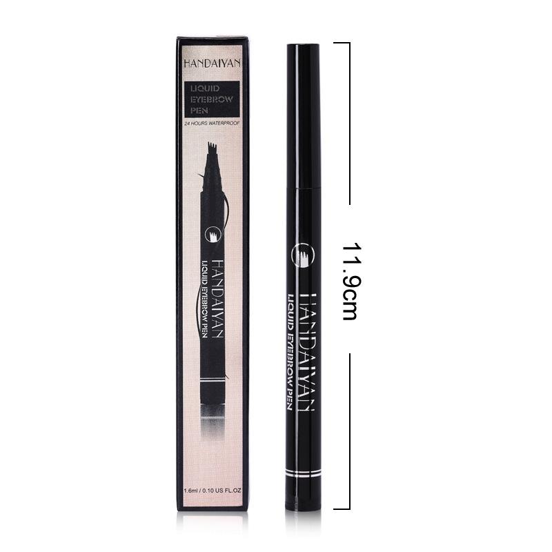 4 Point Eyebrow Pencil Waterproof Liquid Eyebrow Pen Makeup Long Lasting Cosmetic Microblading Brow Pen Tattoo Cosmetics
