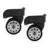 1 Pair  8 Porous Wheel Suitcase Luggage Replacement Casters for Travel Bags Large Size
