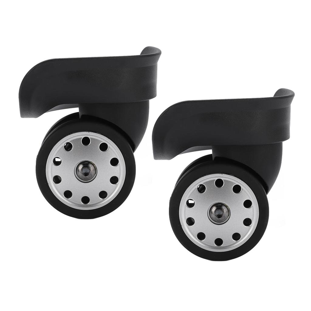 1 Pair 8 Porous Wheel Suitcase Luggage Replacement Casters for Travel Bags Large Size