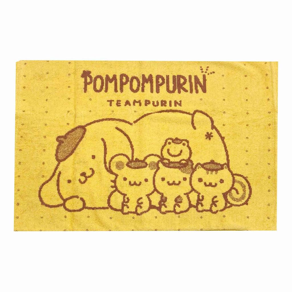 MORIPiLO Sanrio Pompompurin Terry Fabric Pillowcase and Stretchy 43x63cm 35x50cm Suitable for Parents and Cute Plush Sanrio Morishita Pillow (Soft
