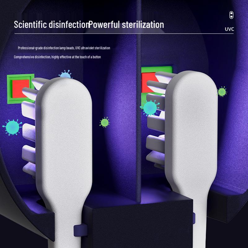 Chytrý nástěnný UV sterilizátor na zubní kartáčky se sušením vzduchem
