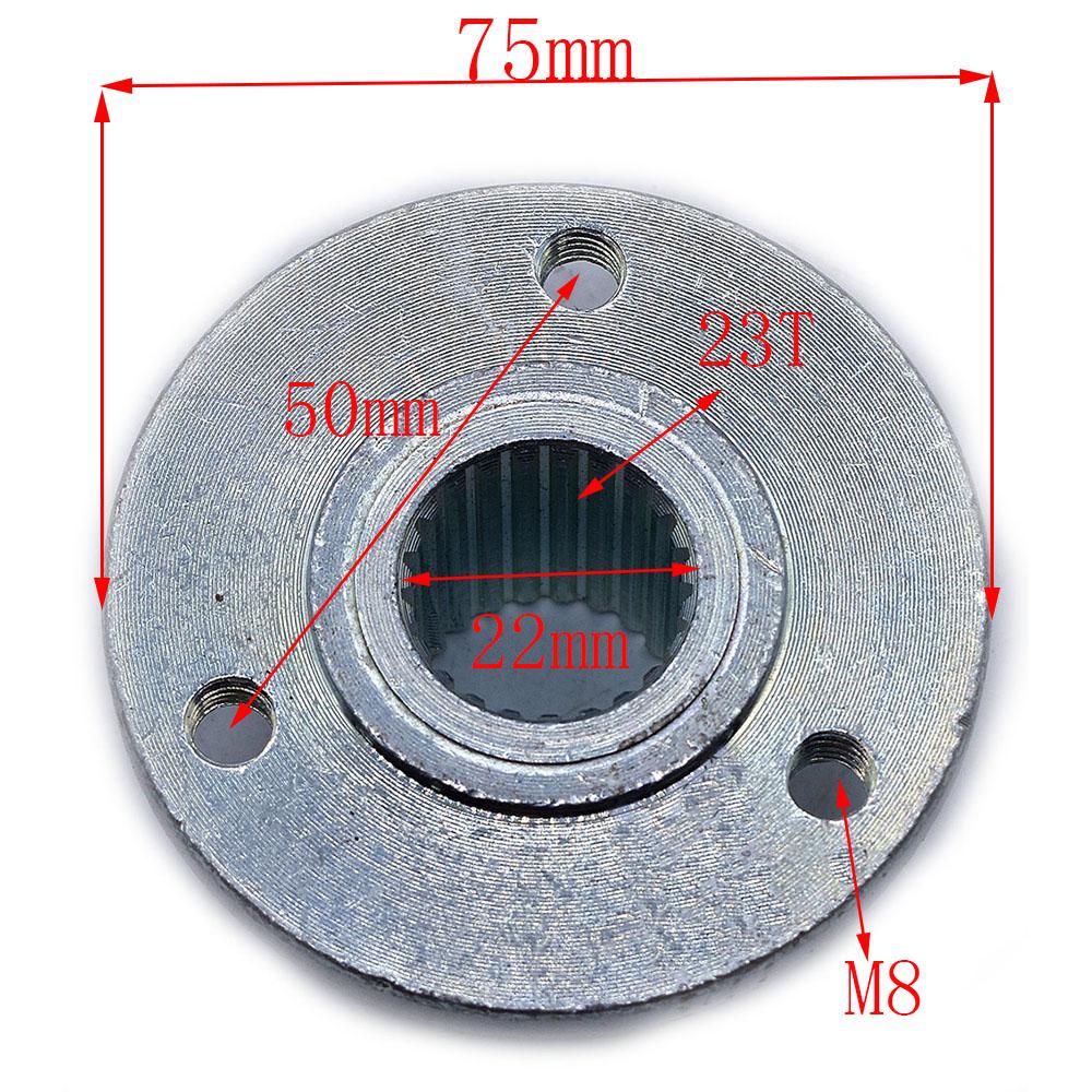 Front Rear 23T 17T  Wheel Hub or sprocket Fit For China 50cc 110cc 125cc Tire Go Kart Buggy Karting ATV UTV Quad Bike Parts