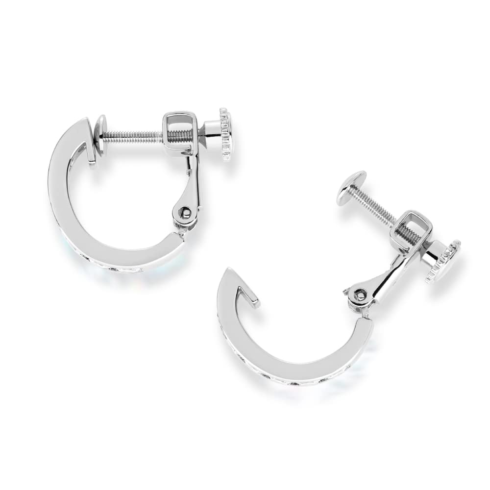 Gift from New York Earrings for Platinum Hoop Gift Women, Earrings, Hypoallergenic, Brand, Women,