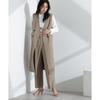 [Nano Universe] light function tack Semi-wide pants (Setup possible) ladies M 053 mocha 669-5127300
