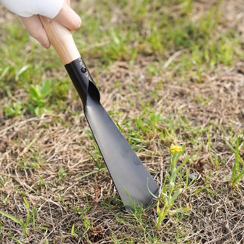 Household Outdoor Digging Shovel Garden Shovel Manganese Steel Flat Shovel Tip Shovel Flower Planter Shovel Flower Seedling Lifter Garden Tool