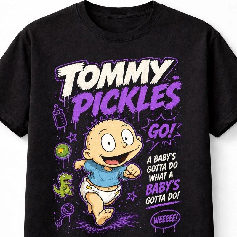 Tommy Pickles Rugrats A Babys Gotta Do Cartoon Unisex TShirt S
