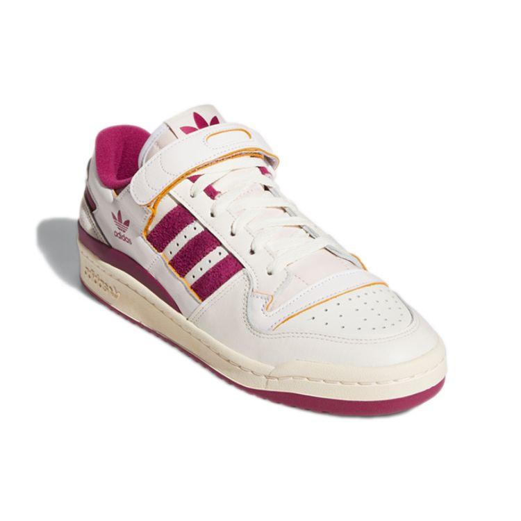 Adidas Originals Forum 84 Low Power Berry Vintage Durable Lightweight Low-Top Sneakers Unisex sneakers White Purple GV9114