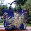 Borsa da Donna con Ricamo Etnico Fenice - Versatile, alla Moda, Design Double-Face