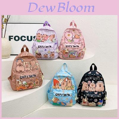 Adorable Capybara Kids Backpack For Boys And Girls With Fun Cartoon Design