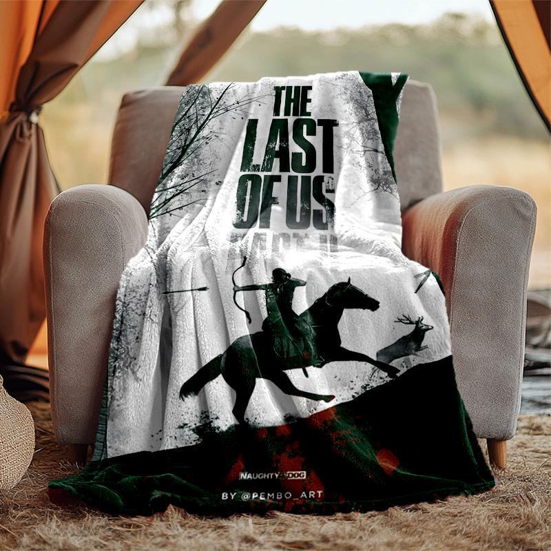 Lost Flannel Blanket Soft Warm All-Season Throw, Design for Camping, Car Travel, Hiking Sofa, Bed, Office Perfect Gift for Parties