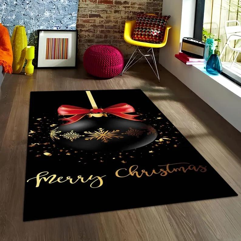 

Merry Christmas Area Rug,Christmas Home Decor,Christmas Santa Claus Rug,Christmas Gift,Noel,2025,Xmas Rug,Washable Non Slip 40x60cm