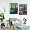 DIY Diamond Painting Buildings and Streets Stitch Kit Mosaic Art Diamond Painting Full Circle/Square Diamond Home Decoration