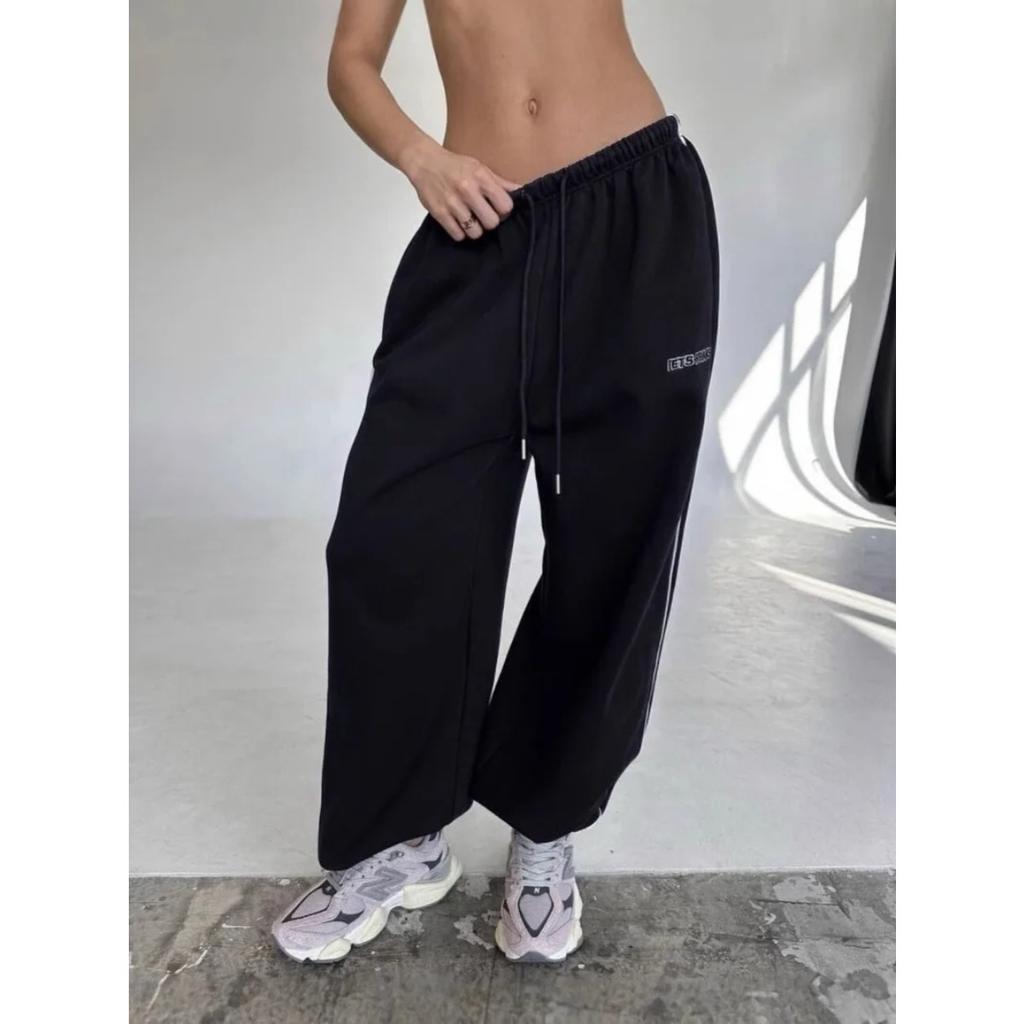 VIONA Striped Wide Leg Sports Pants For Women In Spring And Autumn, Loose And Slimming, Straight Leg Casual Pants