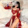Domira's Ancient Style Belly Pocket, Split Skirt, Oiran Costume, Erotic Underwear, Sexy Uniform, Temptation, Hanfu Temptation, Couple
