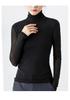Women's Velvet Mesh High-Neck Base Layer: Long-Sleeve, Solid Color, Slim Fit for Autumn/Winter 2023