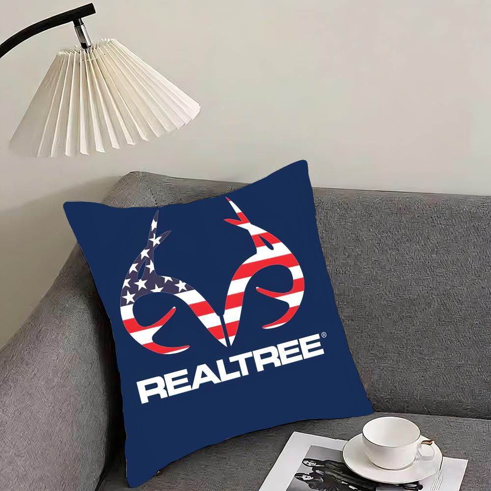 Cool RRealtree Cushion Cover Pillowcase Ultra Soft Skin Friendly Fabric Cloud Like Comfort Concealed Zipper
