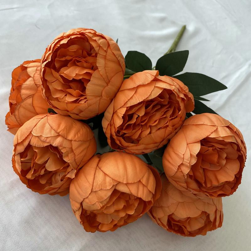 With Peony Bouquet 7 Heads For Indoor Outdoor Decoration And Gift Events